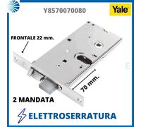 Serratura elettrica elettronica elettroserratura porta per cancello 12v yale 16
