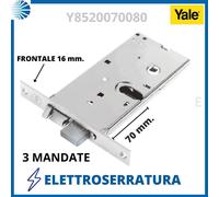 Serratura elettrica elettronica elettroserratura porta per cancello 12v yale 22
