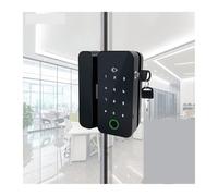 Serratura elettrica for ufficio con codice RFID IC Card Smart Glass Door Biometric Fingerprint Lock Porta scorrevole,Sicurezza(Type2(One side wall))