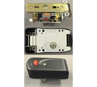 serratura elettrica per cancelli cisa 1A731 con pulsante Elettrika reversibile