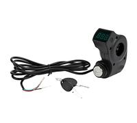Serratura elettrica scooter, 3 pin plug con pulsante avvio e display digitale, Lock scooter elettrico compatibile con chiavi, for adulti giovani uso quotidiano