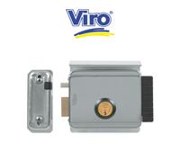 Serratura cancello applicare elettr v97 8992 viro c.tondo fisso+ scr e.50 a 80 m