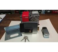 SERRATURA ELETTRICA ZINCATA CISA 11721 PER CANCELLO IN FERRO ENTRATA 70 DESTRA