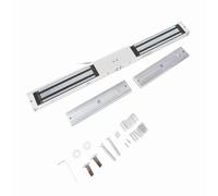 Serratura elettromagnetica a doppia porta Nutriess da 12 V. Resistenza all'ossidazione ad alta resistenza. meccanismo di controllo accessi sicuro per porte in vetro e metallo