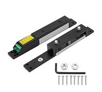 Serratura elettromagnetica con forza di tenuta di 2000 libbre, serratura elettromagnetica con doppia bobina e ritardo regolabile, montaggio a scomparsa per porte in legno e in