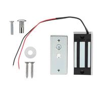 Serratura Elettromagnetica Mini DC24V, Serratura Magnetica per Porta Elettronica 60 kg, Blocco con Alimentazione Attiva, in Lega di Alluminio, per Porte in Legno Vetro Metallo