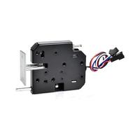 Serratura Elettromagnetica Mini serratura elettrica con comando elettromagnetico a solenoide asta di spinta