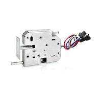 Serratura Elettromagnetica Mini serratura elettrica con comando elettromagnetico a solenoide asta di spinta