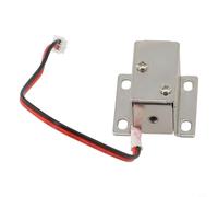 Serratura elettromagnetica per cassetto, schedario e armadietto, 27 x 28 x 17,5 mm, DC6V/DC24V, serratura magnetica elettrica con aria da 4,4 mm, rame C (DC6V)