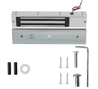 Serratura elettromagnetica per porta con forza di tenuta di 280 kg, alimentazione DC 12 V; serratura elettrica magnetica con indicatore a LED; serratura a prova di guasto per porte