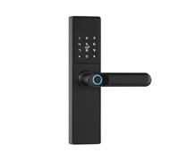 Serratura elettronica biometrica, serratura digitale intelligente senza chiave con sblocco remoto, accesso alle impronte digitali, adatta per la sicurezza di casa e ufficio