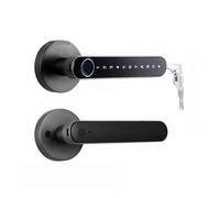 Serratura Elettronica Digitale For Impronte Digitali Password Biometrica Ingresso Senza Chiave Manopole For Porte Intelligenti For Qualsiasi Porta Di Casa Comoda Efficiente(3200gun with gw)