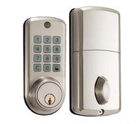 Serratura elettronica moderna del sistema di entrata automatica con caratteristiche facili da usare per una maggiore sicurezza della famiglia (argento)