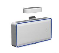Serratura elettronica senza foro con scorrimento per schede, serratura invisibile per cassetti per mobili da ufficio e casa, per sistema di sicurezza Smart per RFID, bianco