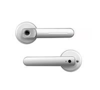 Serratura Elettronica Ttlock Bluetooth Maniglia For Blocco Biometrico Delle Impronte Digitali Maniglia USB Ricaricabile Antifurto Accesso Senza Chiave Smart Home(Ttlock Silver)