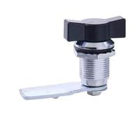 Serratura for cassetta degli attrezzi da 5 pezzi Serrature a camma a un quarto di giro in lega di zinco for cassette postali Tipo con manopola ad ala(28mm-H0-Zinc)