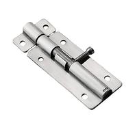 Serratura for porta con chiavistello a cilindro in acciaio inossidabile resistente, lunghezza 110 mm, scorrevole di sicurezza for porte, finestre e recinzioni