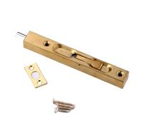 Serratura for porta con chiavistello for cancello scorrevole, 1 pezzo in acciaio inossidabile 304 for di casa, for, guardia sicurezza, a incasso, serratura, bullone(Golden,12 inch)