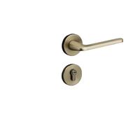 Serratura for porta della camera da letto magnetica silenziosa interna divisa semplice Maniglia for in lega di zinco for meccanica in legno(Bronze A01 218)
