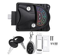 Serratura For Porta D'ingresso Senza Chiave For Camper, Telecomando IR, Portachiavi, 2 Chiavi, Guarnizione, Cacciavite, Serratura In Lega Di Zinco, Maniglia Con Maniglia E Catenaccio Di Chiusura