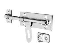 Serratura for porta in acciaio inossidabile da 4 pollici, con chiavistello, chiusura a lucchetto for finestra, cassetto, armadio, 1 pezzo