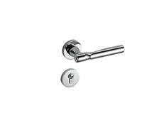 Serratura for porta in legno argento brillante, luce di lusso, diviso for interni, camera da letto, abito nordico, semplice, americano, francese, maniglia for porta magnetica silenziosa(B silent 35-50