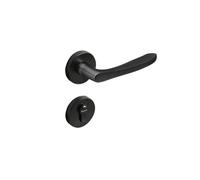 Serratura for porta in legno massello nero magnetica for interna silenziosa for camera da letto for domestica(Yahei to 7255 magnetic)