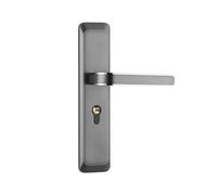 Serratura for porta integrata a tre colori, alla moda e semplice, maniglia for porta integrata, serratura for porta interna di casa(Black nickel chromium magnet)