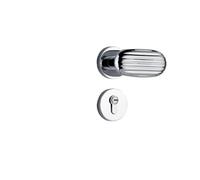 Serratura for porta interna Camera da letto Internet Celebrity Serratura for porta silenziosa Bagno Moderna Semplice Serratura for porta in legno massello Maniglia Serratura for porta magnetica(Bright