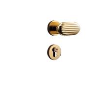 Serratura for porta interna Camera da letto Internet Celebrity Serratura for porta silenziosa Bagno Moderna Semplice Serratura for porta in legno massello Maniglia Serratura for porta magnetica(Golden