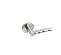 Serratura for porta interna con maniglia a tre barre in acciaio inox(With key)