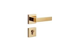 Serratura for porta interna con serratura a doppia apertura in lega di zinco, silenziosa, con aspirazione magnetica, luce, di lusso, in legno massello, for camera da letto(Section B)