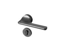 Serratura for porta interna della camera da letto Serratura for porta della camera minimalista moderna nera americana Serratura magnetica silenziosa Maniglia for porta in legno for uso domestico Serra