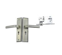 Serratura for porta interna in lega di zinco, in bronzo giallo, integrata, silenziosa, meccanica, in bronzo verde, for camera da letto(Ancient Bronze)