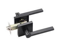 Serratura for porta interna, maniglia rotonda e silenziosa for porta della camera da letto, senza chiave(Square - Keyless-2)