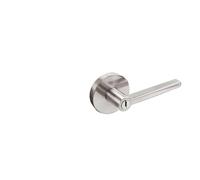 Serratura for porta interna, maniglia rotonda e silenziosa for porta della camera da letto, senza chiave(Round - with key)