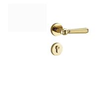 Serratura for porta interna, serratura silenziosa, luce dorata for porta in legno francese, maniglia for porta di lusso, porta della camera da letto, serratura magnetica divisa(A PVDGolden 7255 magnet