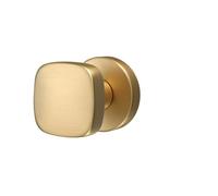 Serratura for porta invisibile interna domestica Moderna semplice serratura monofacciale for della camera da letto nera meccanica silenziosa(Brushed copper square invisible)