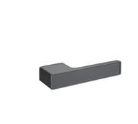 Serratura for porta magnetica ecologica minimalista Serratura silenziosa for interni Casa Camera da letto Soggiorno Serratura invisibile Maniglia for porta in lega di zinco in legno(Square handle Grey