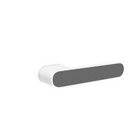 Serratura for porta magnetica ecologica minimalista Serratura silenziosa for interni Casa Camera da letto Soggiorno Serratura invisibile Maniglia for porta in lega di zinco in legno(Round handle white