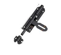 Serratura for porta scorrevole, 2 pezzi da 4''/6''/8''/10''/12'' Set di chiavistelli for finestra a destra con serratura(Black,8'')