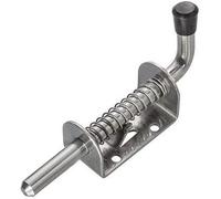 Serratura for porta scorrevole, chiavistelli a molla, 1 chiavistello for animali, a in acciaio resistente for garage, di capannone stabile(10 * 145mm)