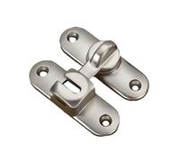 Serratura for porta scorrevole Serratura antifurto Serratura for porta del fienile Fibbia for porta in lega di zinco Perno di bloccaggio Serratura for porta dell'armadio Ferramenta for la casa(Silver)