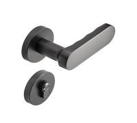 Serratura for porta Serratura for porta interna Camera da letto Serratura for porta silenziosa Nordic Nero Grigio Serratura magnetica divisa Maniglia for porta del bagno di casa(Silent lock body)
