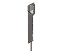 Serratura in applique 500 mm ALMA - Ral 9006 Grigio - 240-500-9006