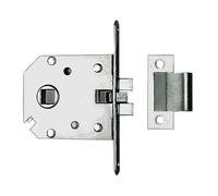 Serratura incasso ottone cromato 60x70 mm - 1 PZ Osculati - 38.409.70 - 3840970