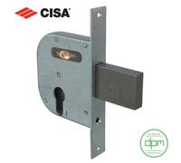 Serratura Infilare 42032 Cisa cancello foro Yale scrocco catenaccio E. 50 DX/SX