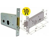 SERRATURA INFILARE PER FASCE WELKA 123 ENTRATA 60
