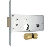 Serratura metallo infilare 805 mg b.q zinc f.16 f.tondo m2+scr+q8 h.64 e.60 cf=p