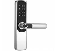 Serratura intelligente con impronta digitale, serratura app TTlock Bluetooth, scheda IC, chiave meccanica, codice touchscreen, accesso senza